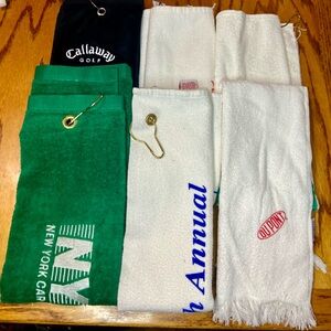 Bundle of 6 golf towels